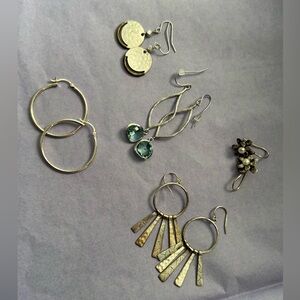 Vintage Silpada Sterling Silver Earrings - 5 Pair